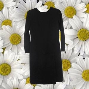 1960s black mod flapper dress size small 4 6